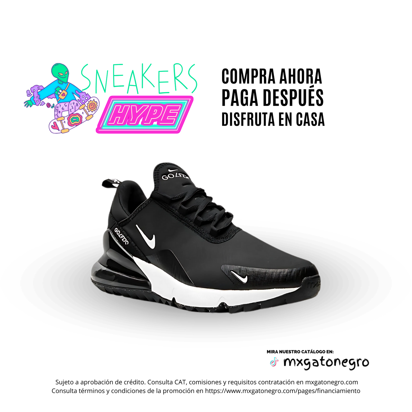 Nike Air Max 270 (Para estudiantes) - Black (Premium Choice)