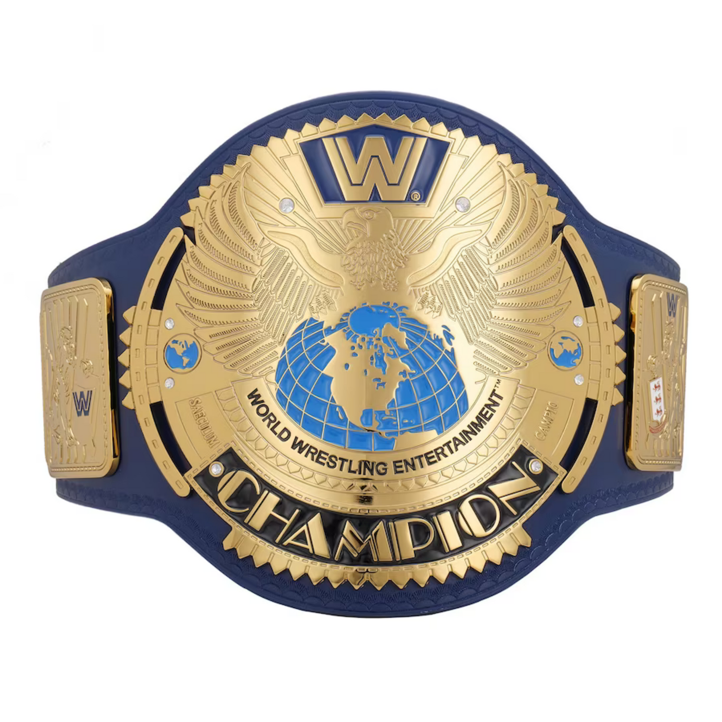 Blue WWE Big Eagle Championship Replica Title Belt