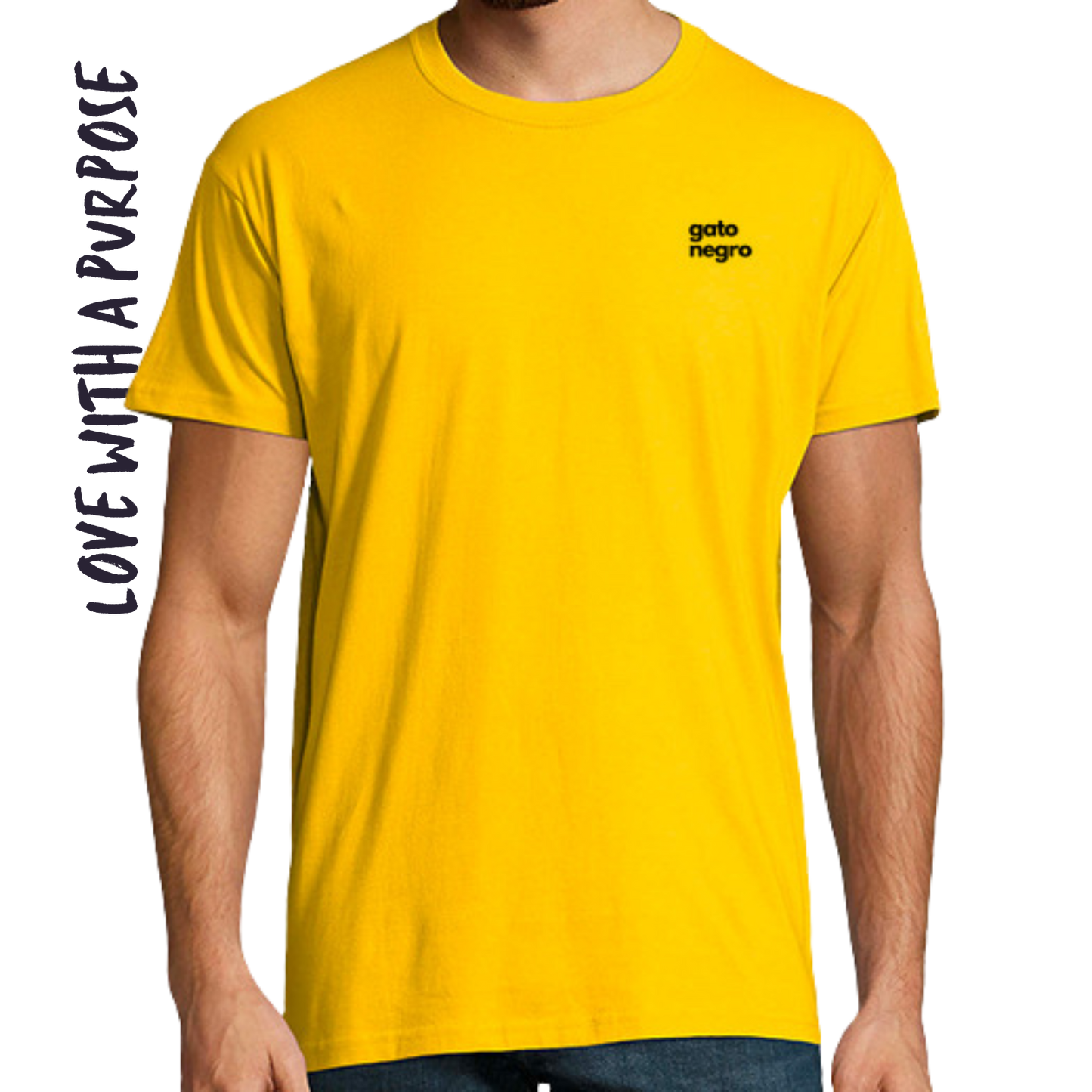 Love with a Purpose - T-Shirt Yellow