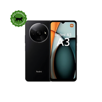 Xiaomi Redmi A3 (RE-Store) - Negro - 128GB (Case + Screen Protector PREMIUM)