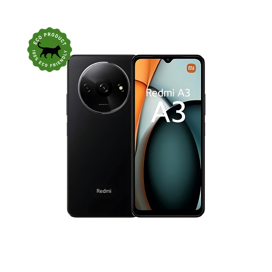 Xiaomi Redmi A3 (RE-Store) - Negro - 128GB (Case + Screen Protector PREMIUM)