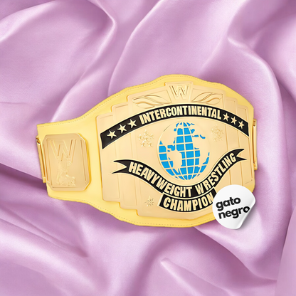 Yellow Intercontinental Championship Replica Title Belt