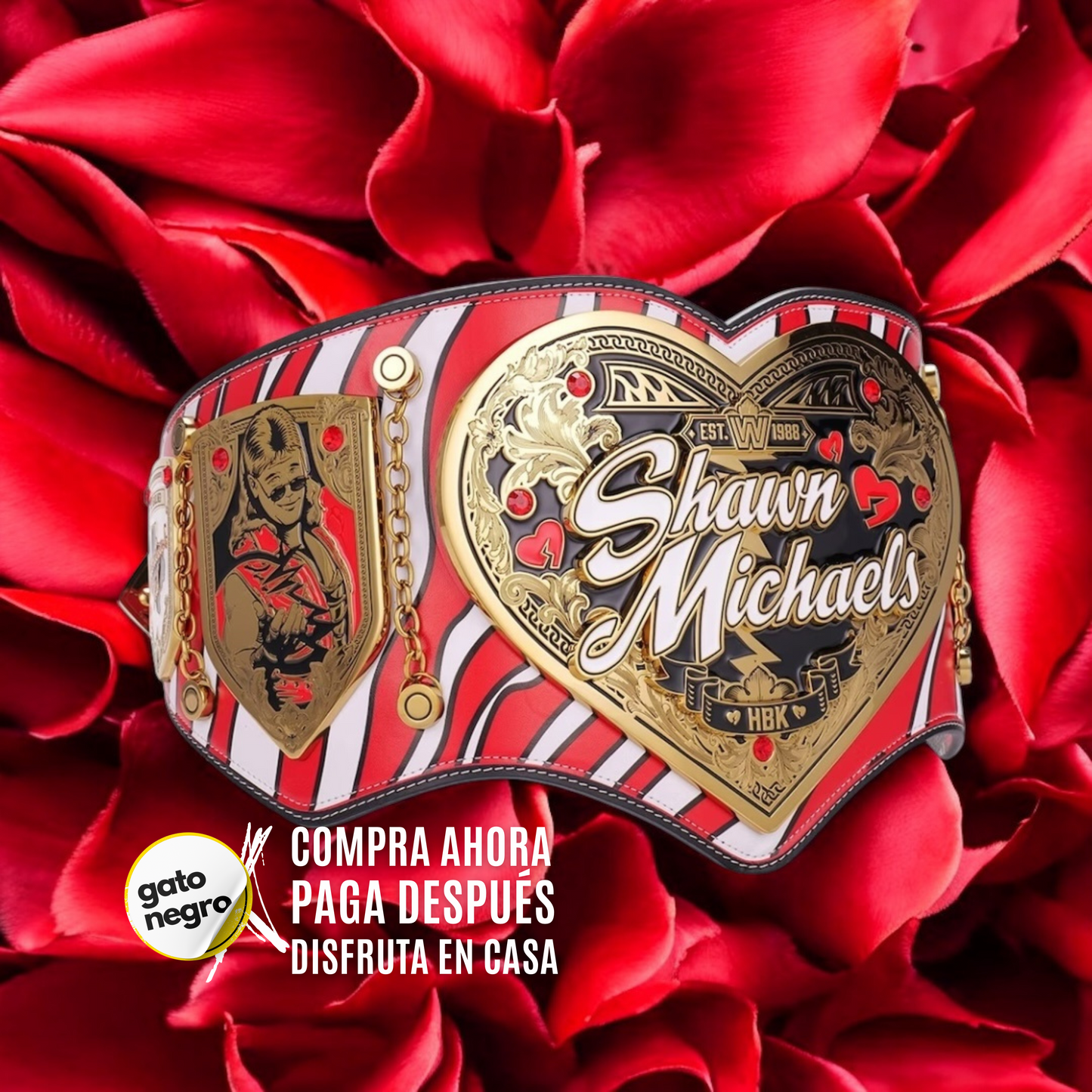 Shawn Michaels Legacy Championship Replica Title Belt