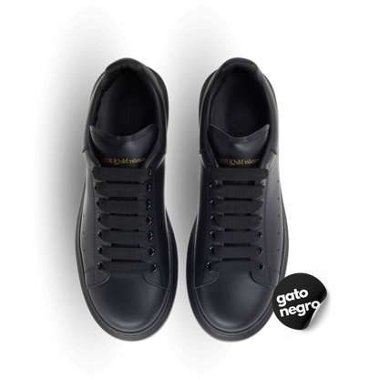 Tenis Casuales Larry en piel - Negros