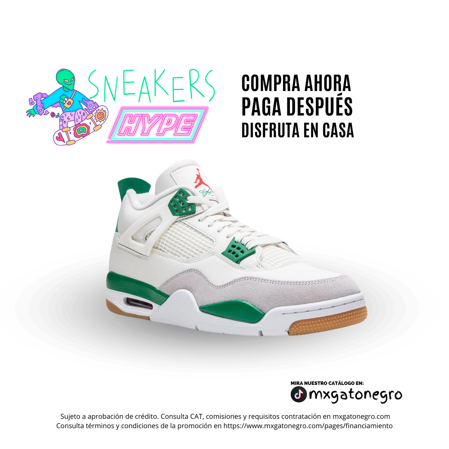 Nike SB x Air Jordan 4 - Pine Green