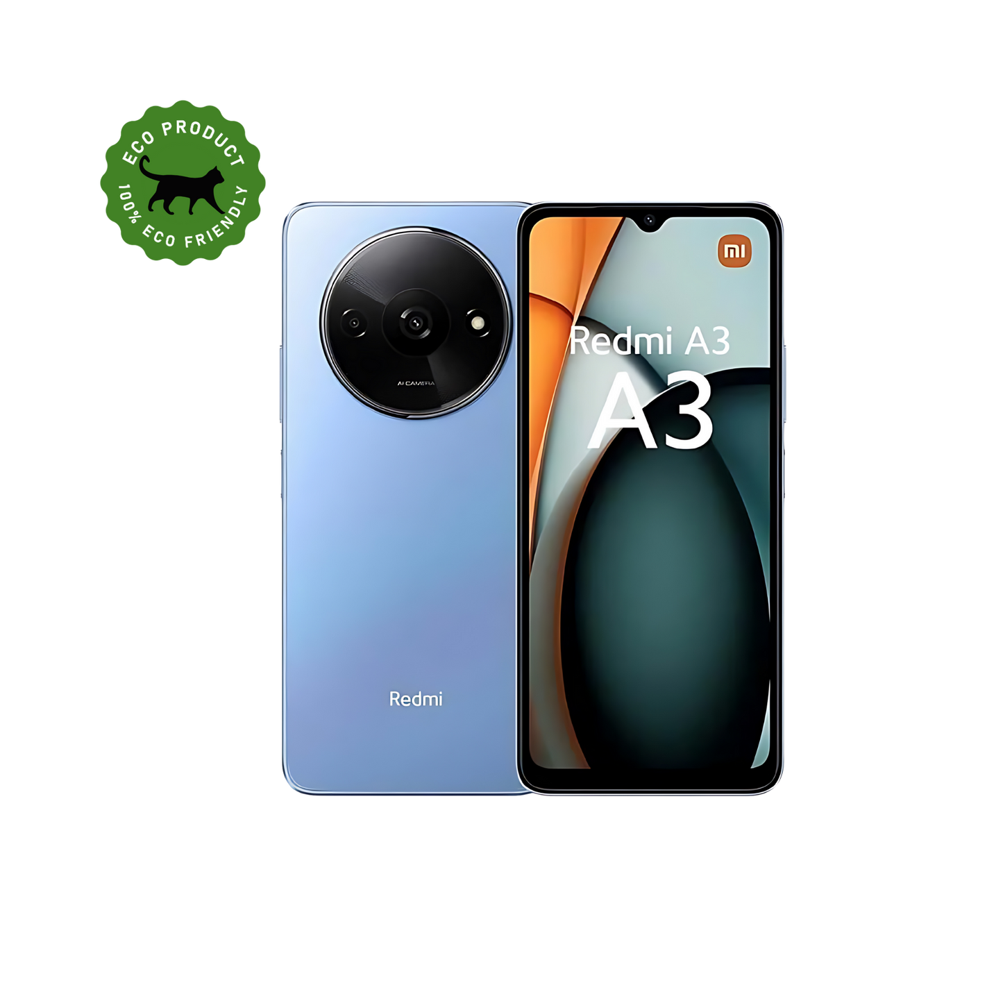 Xiaomi Redmi A3 (RE-Store) - Azul - 128GB (Case + Screen Protector PREMIUM)