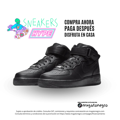 Tenis Nike Air Force 1 MID 07 - Black