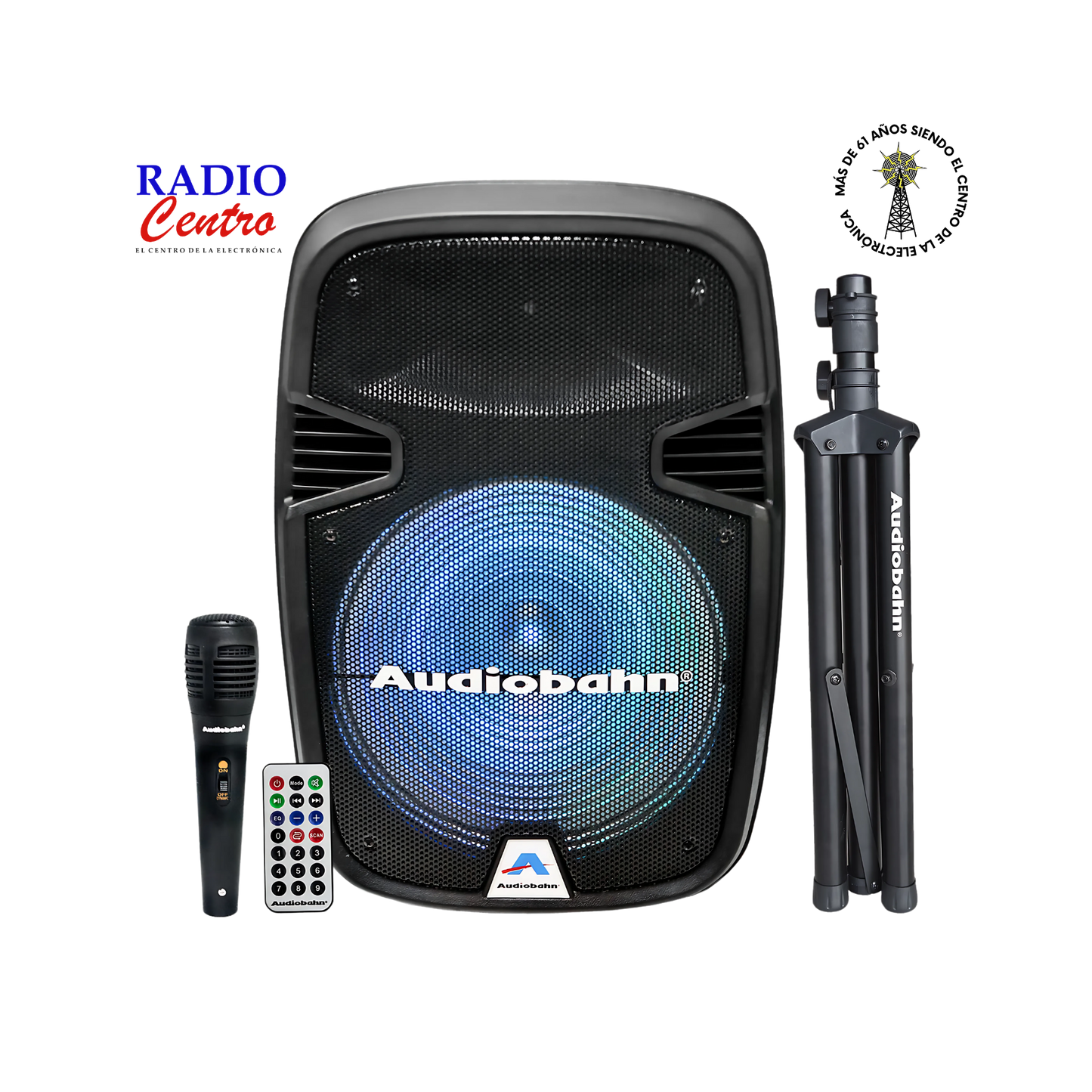 Bafle Recargable 15″ profesional – Radio Centro