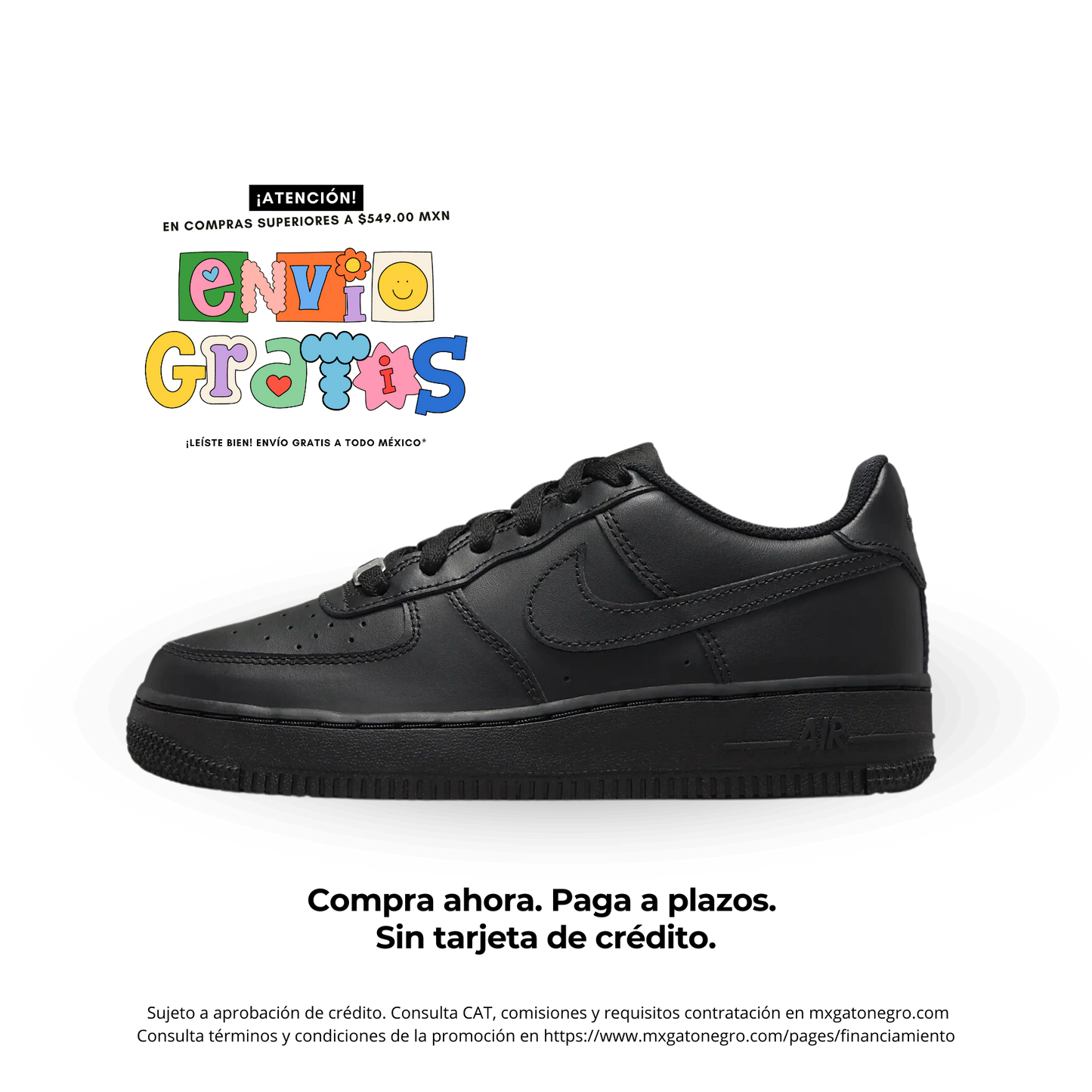 Nike Air Force 1 - Black (Premium Choice)