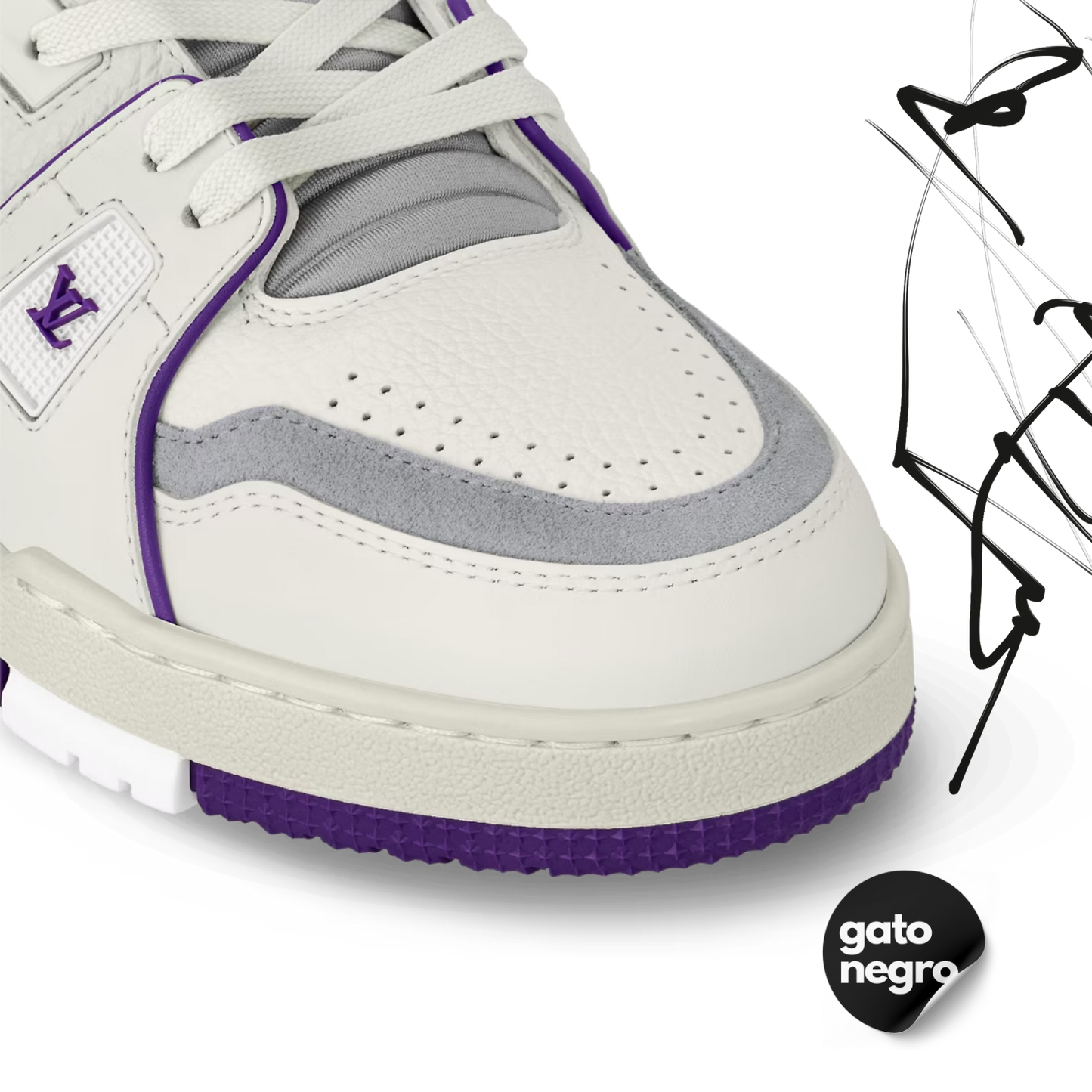 LV Trainer Sneaker - Purple.