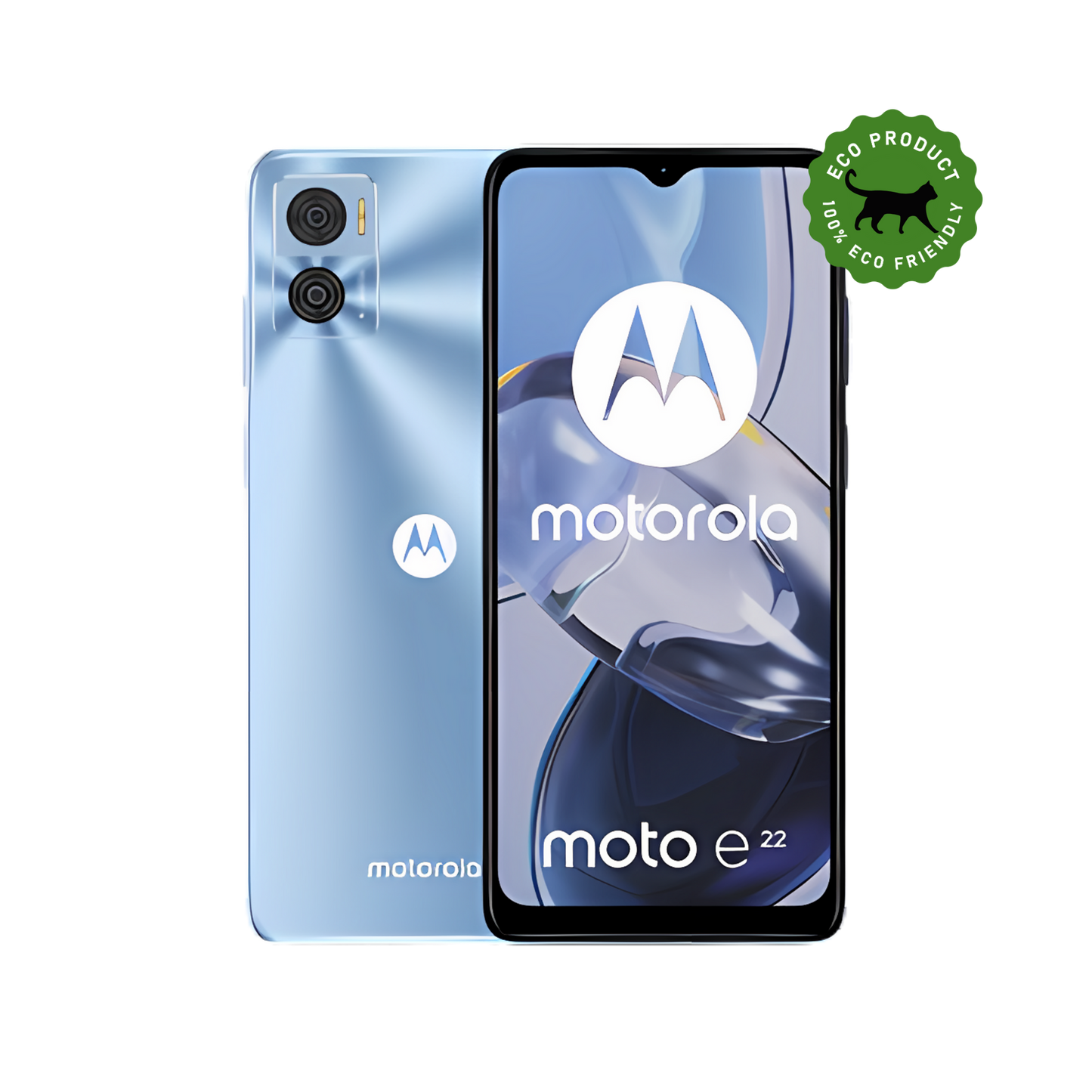 Motorola e22 (RE-Store) - Azul - 64GB (Case + Screen Protector PREMIUM)