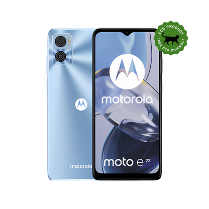 Motorola e22 (RE-Store) - Azul - 64GB (Case + Screen Protector PREMIUM)