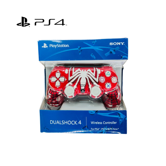 Control Inalámbrico compatible para PS4 con diseño exclusivo de Spiderman