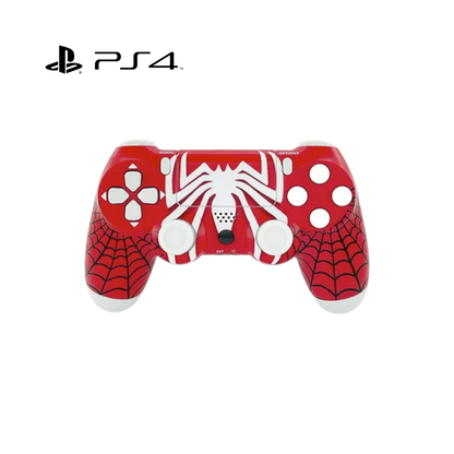 Control Inalámbrico compatible para PS4 con diseño exclusivo de Spiderman