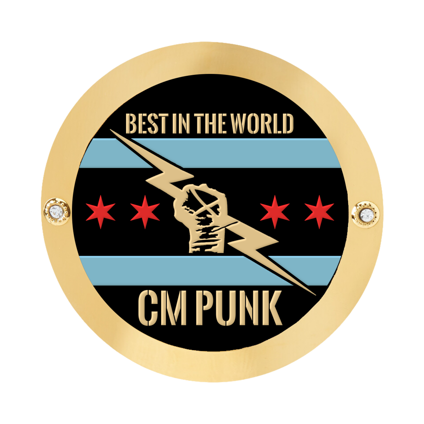 CM Punk Replica Side Plate Set