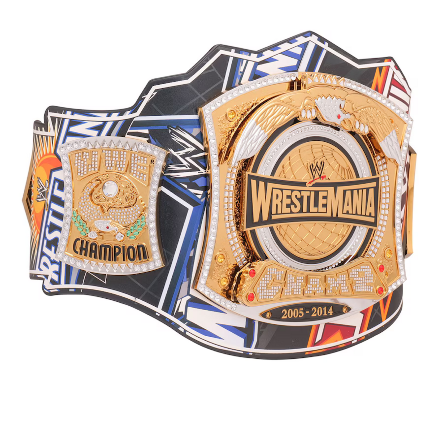 WWE Spinner 40 Years of Wrestlemania Championship Replica Title Belt