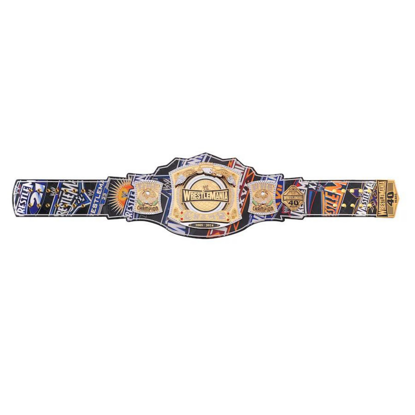 WWE Spinner 40 Years of Wrestlemania Championship Replica Title Belt