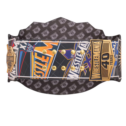 WWE Spinner 40 Years of Wrestlemania Championship Replica Title Belt