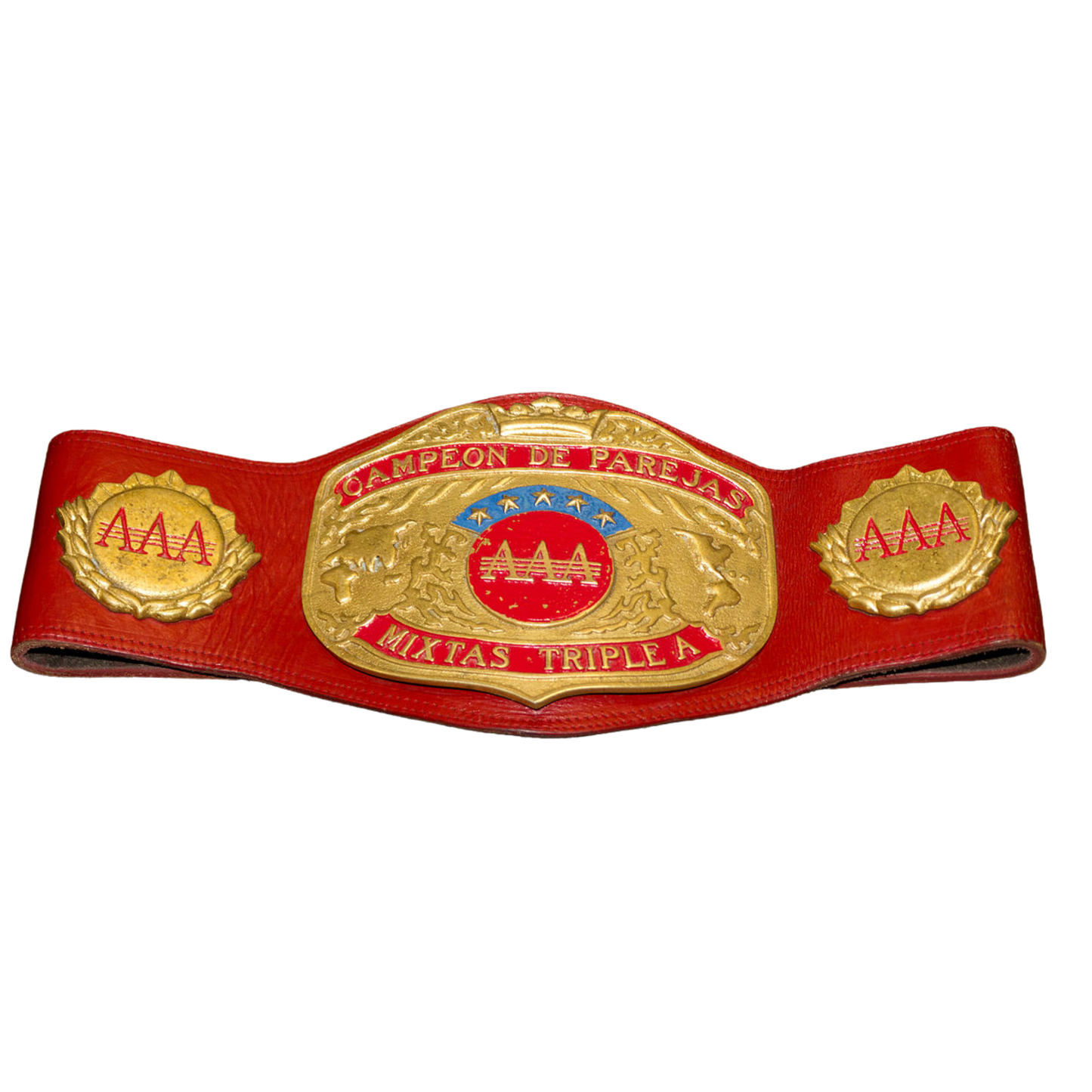 World Mixed Couples Championship Replica AAA Wrestling Title Belt