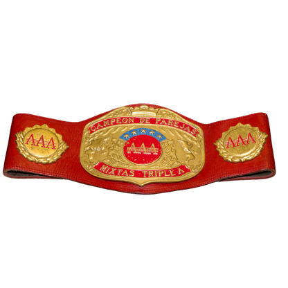 Campeonato Mundial de Parejas Mixtas Replica Title Belt de Lucha Libre AAA