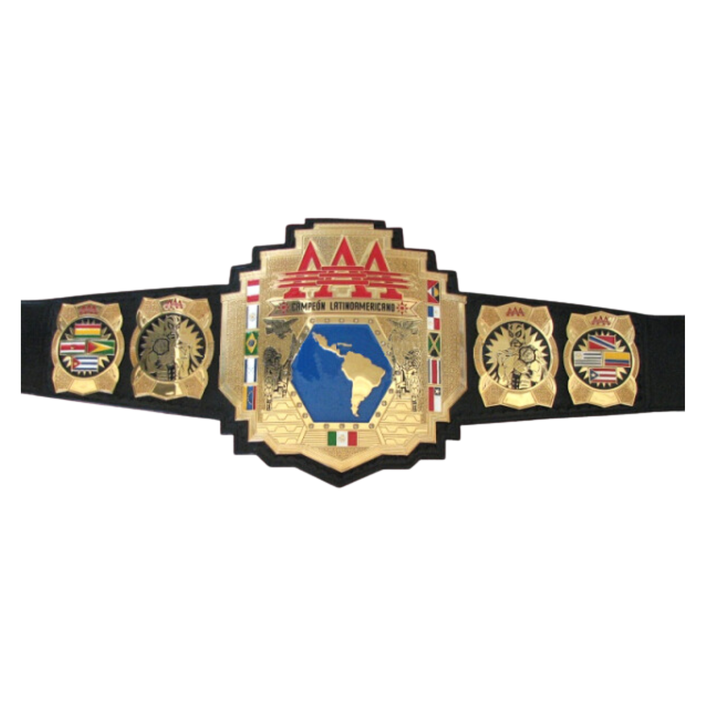 AAA Latin American Wrestling Title Belt Replica Championship