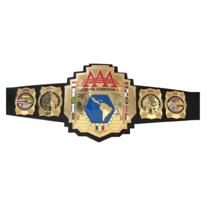 AAA Latin American Wrestling Title Belt Replica Championship