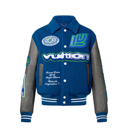 Embroidered Varsity Blouson