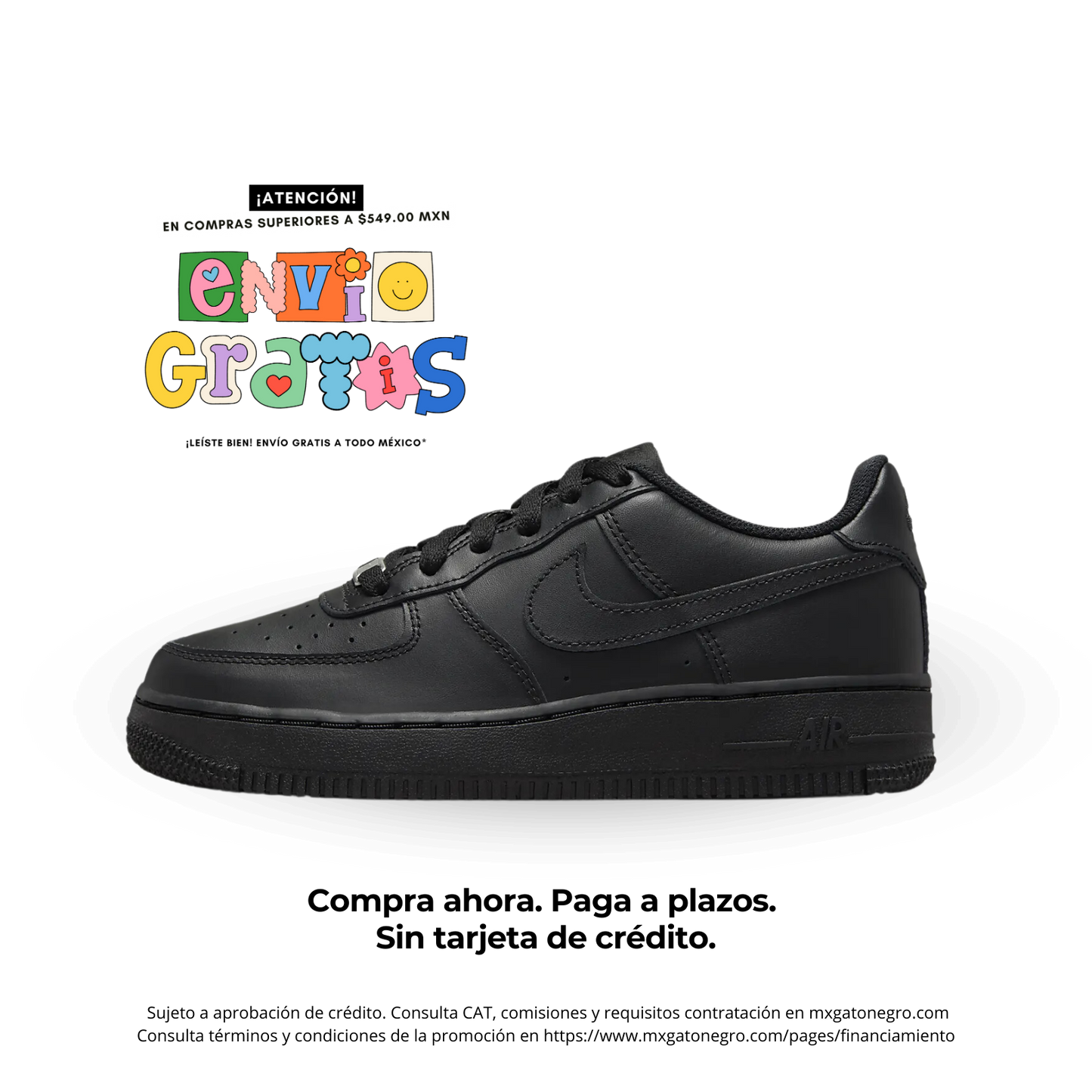 Nike Air Force 1 - Black