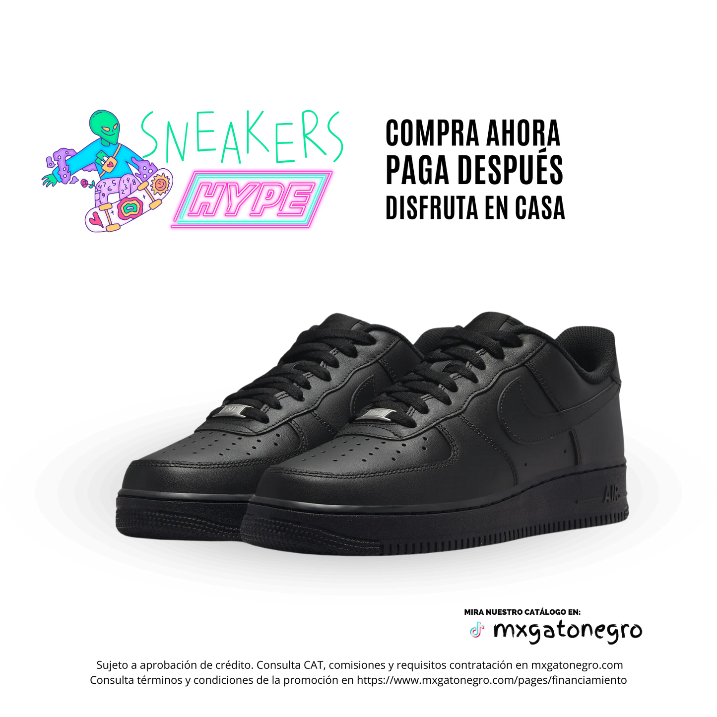 Nike Air Force 1 - Black